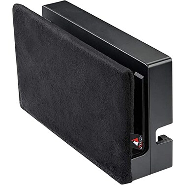 TXEsign Reversible Soft Lining Nintendo Switch Dust Cover Compatible with Nintendo Switch charging dock ,Black