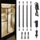 TORCHSTAR 4pcs 12 Inch LED Safe Lighting Kit, Rocker Switch, 3000K