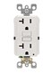 Leviton Self-Test SmartlockPro Slim GFCI Non-Tamper-Resistant Receptacle with LED Indicator ,3 Pack, GFNT2-3W, White