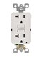 Leviton Self-Test SmartlockPro Slim GFCI Non-Tamper-Resistant Receptacle with LED Indicator ,3 Pack, GFNT2-3W, White