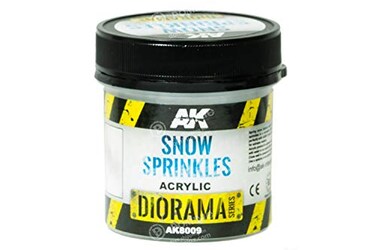 AK Interactive AKI Diorama Effects - Snow Sprinkles 100ml