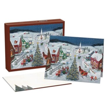 Lang, Silent Night Boxed Christmas Cards by Mary Singleton
