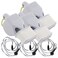 Fox 40 Classic CMG w/Breakaway Lanyard 3 Pack ,White