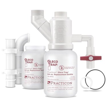Practicon Gleco Trap System, ClayPlaster Sink Trap Kit, 64 oz.