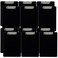 Trade Quest Black Plastic Clipboards Letter Size Low Profile ,12-Pack