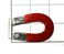 EISCO Horseshoe Magnet - 50 mm- 2 1/4"x 1 1/2" Chrome Style