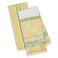 DII Kitchen Dish Towel Set 2 Riviera Lemons Yellow Green Includes 1 Lemon Print1 Stripe