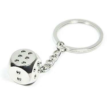 Elechobby Interesting Keyring Keychain ,Dice