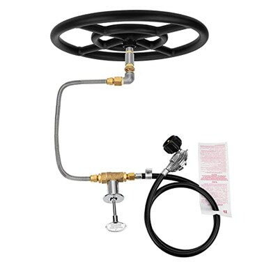 Stanbroil LP Propane Gas Fire Pit Burner Ring Installation Kit