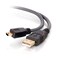 C2G Legrand USB 2.0 A to B Cable, USB Adapter Cable,24 AWG USB Cable, Black USB 2.0 Extension Cable, 16.4 Feet ,5 Meters, 1 Count, C2G 29653