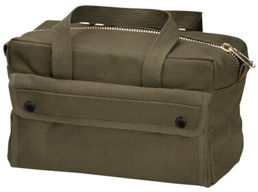 Rothco Mechanics Tool Bag With Brass Zipper ,Olive Drab