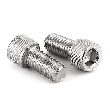 MewuDecor M4-0.7 x 12mm Socket Head Cap Screws Bolts, Allen Socket Drive, Stainless Steel 18-8 ,304, Full Thread, Bright Finish, Machine Thread, 100 PCS