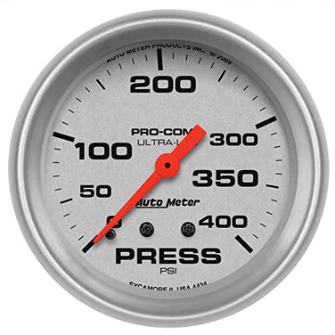 Auto Meter 4424 Ultra-Lite Mechanical Pressure Gauge
