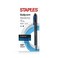 Staples Postscript Retractable Ballpoint Pens, Medium 1.0mm, Blue, 12-Pk