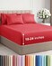 CGK Unlimited Extra Deep Queen Sheet Set - 6 Piece Breathable and Cooling Sheets - Red