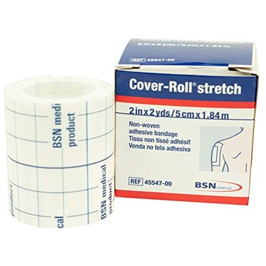 BSN Leukotape P Corrective Taping, Cover Roll Stretch, 2" x 2 yds