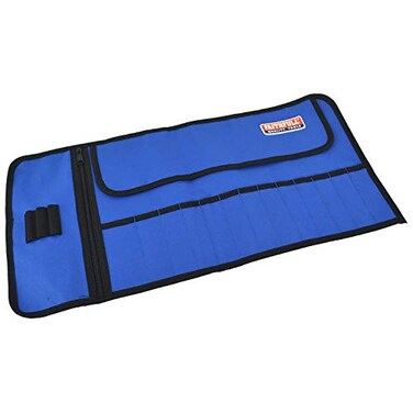 Faithfull FAIBR13 13 Pocket Tool Bit Roll Includes Zip Up Compartment