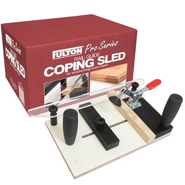 Fulton Woodworking PRO Rail Guide Coping Sled for Router Table
