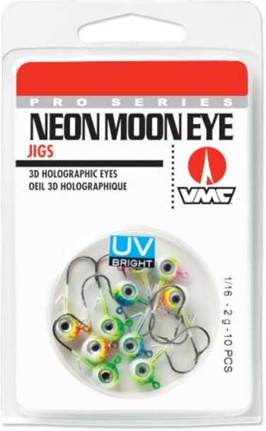 VMC Neon Moon Eye Jig UV Kit 1/16 Assorted