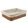 Kingwillow Decorative Wicker Rectangular Small Storage Basket