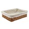 Kingwillow Decorative Wicker Rectangular Small Storage Basket