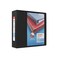 Staples Heavy-Duty 4-Inch D-Ring View Binder, Black, 1,000 Sheets