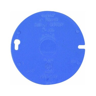 ThomasBetts CARLON E460R-CAR Round Blank Cover - 663162,