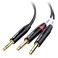 Cable Matters 6.35mm TRS to Dual TS Insert Cable, 6ft