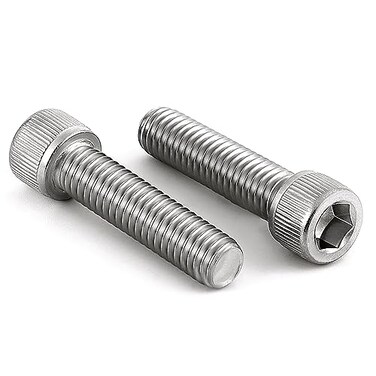 MewuDecor M8 x 70mm Socket Head Cap Screws, Allen Socket Drive, Stainless Steel A2-70, Full Thread, Bright Finish, Machine Thread, Quantity 10