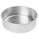 Winco 9" Red Heavy-Duty Round Layer Aluminum Cake Pan