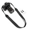 WANBY Camera Strap Canvas Black Shoulder Strap with Quick Release Buckles