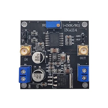 Taidacent INA114 Instrumentation Amplifier 1000 Times Gain Adjustable Single-Supply Operation Single-Ended/Differential Input