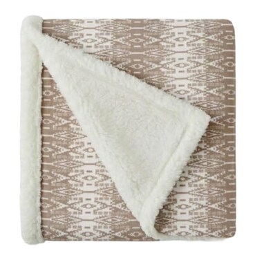 Eddie Bauer - Sherpa Reverse Throw Blanket for Bed or Couch, 50 x 60
