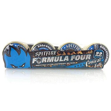Spitfire Formula Four Conical Full 99du Skateboard Wheel 52mm White