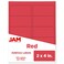 JAM PAPER Shipping Address Labels - Standard Mailing - 2 x 4 - Red - 120/Pack