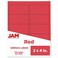 JAM PAPER Shipping Address Labels - Standard Mailing - 2 x 4 - Red - 120/Pack