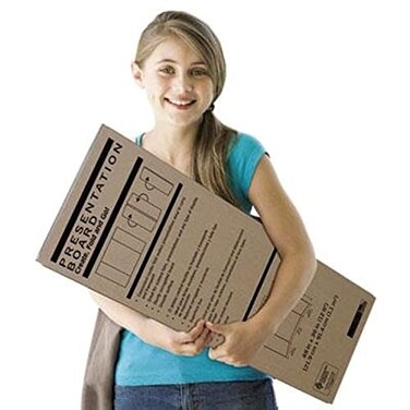 Pacon Extra Fold Presentation Board, White, 48"x36