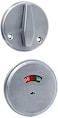 Falcon D271626 30253 10094 Turn Inside x Occupancy Indicator Deadbolt G6,Silver