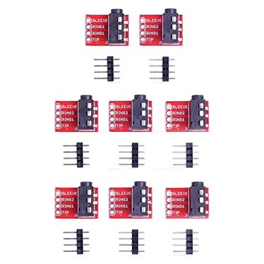 Onyehn TRRS 3.5mm Audio Jack,Audio MP3 Jack Module for Arduino ,8 Pack