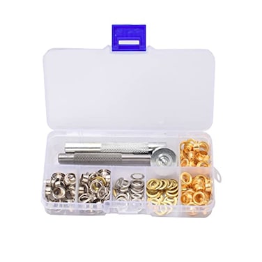 Motanar 1/4 inch Grommet Kit 100 Sets Grommets Eyelets