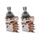 Musiclily Basic B500K Metric 18 Spline Split Short Shaft Push/Pull Pot 2Pcs