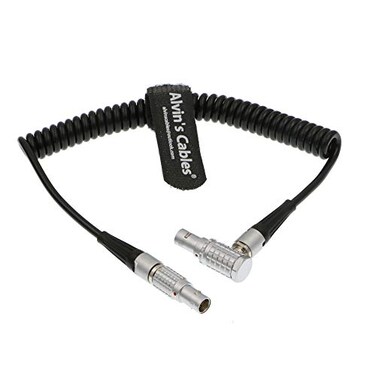 Alvin's Cables 5 Pin Timecode Coiled Cable for ARRI Alexa Sound Devices ZAXCOM DENECKE XL-LL