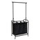 Oceanstar TLS1385 3-Bag Rolling Adjustable Hanging Bar Laundry Sorter, Bronze