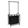 Oceanstar TLS1385 3-Bag Rolling Adjustable Hanging Bar Laundry Sorter, Bronze