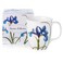McIntosh Garden Collection Blue Iris Fine Bone China ,12.5 ozJava Mug in Matching Gift Box