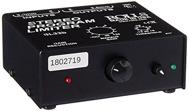 rolls Stereo Program Limiter, Black ,SL33B