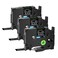 greencycle 3 Pack TZe-335 Black Label Tape Compatible for Brother P-Touch Label Maker