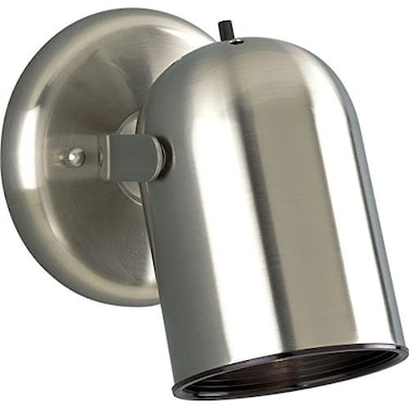 Progress Lighting 2-Light Adjustable Track Light, Brushed Nickel