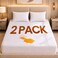 Utopia Bedding Waterproof Queen Size Mattress Protector 2 Pack fits Upto 17" Deep Pocket
