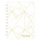 Blueline MiracleBind Notebook, Gold Collection, White, Small, 9 1/4 x 7 1/4 inches ,AF3000.01